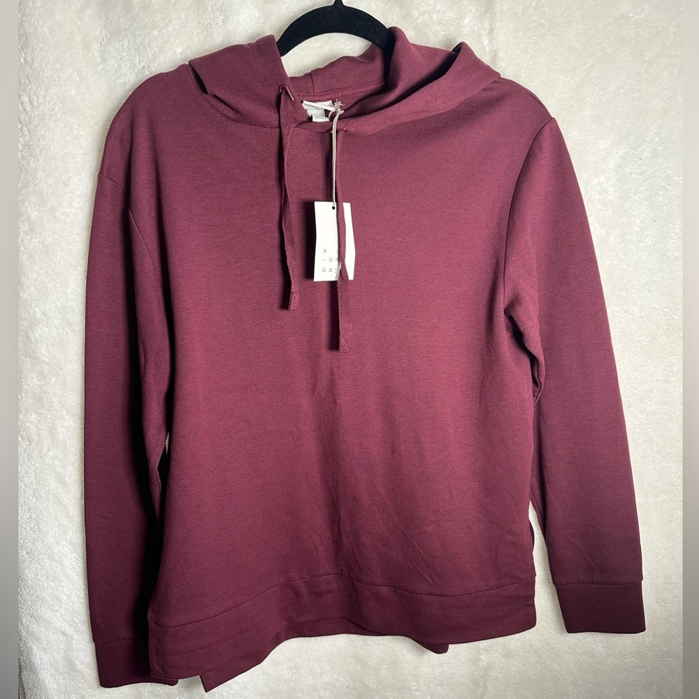 NWT, never worn - Womens a new day Pullover Hoodie - Burgundy - Medium